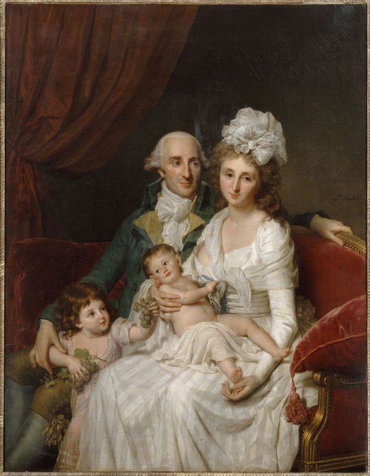 Marie-Geneviève Bouliard | Portrait de M. Olive, trésorier des Etats de Bretagne et de sa famille | Images d'Art