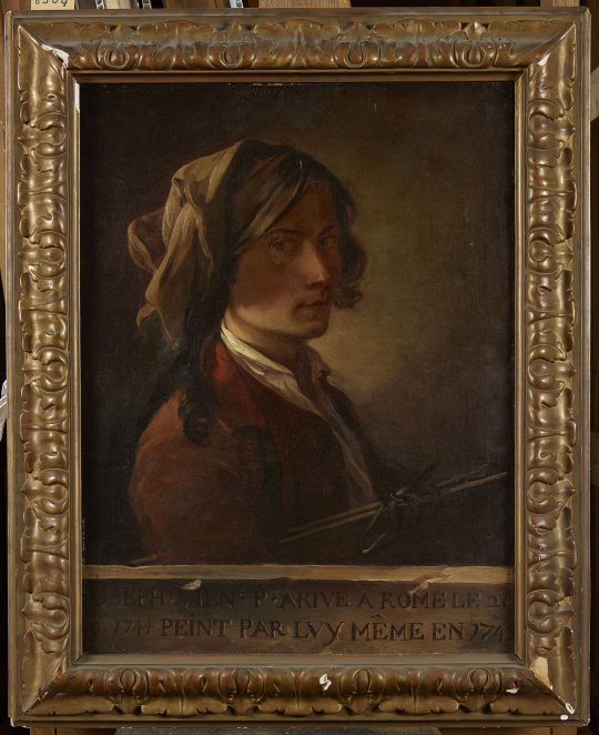 Joseph Marie Vien, l'Aîné Autoportrait du peintre JosephMarie Vien