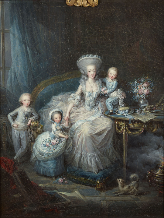 Charles Leclercq | Marie-Thérèse de Savoie, comtesse d'Artois et ses trois enfants | Images d'Art