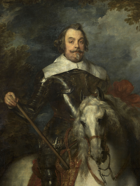 Anton Van Dyck Portrait équestre de Don Francisco de Moncada, marquis