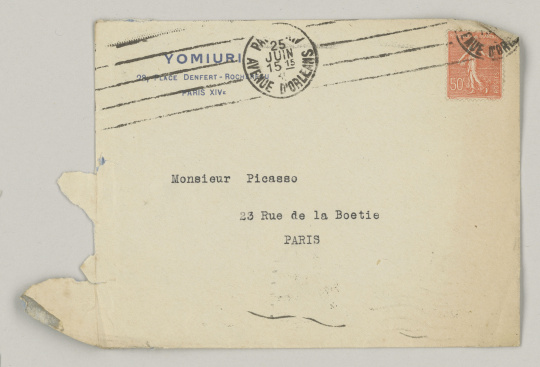  Lettre de Kuni Matsuo à Pablo Picasso Images d’Art