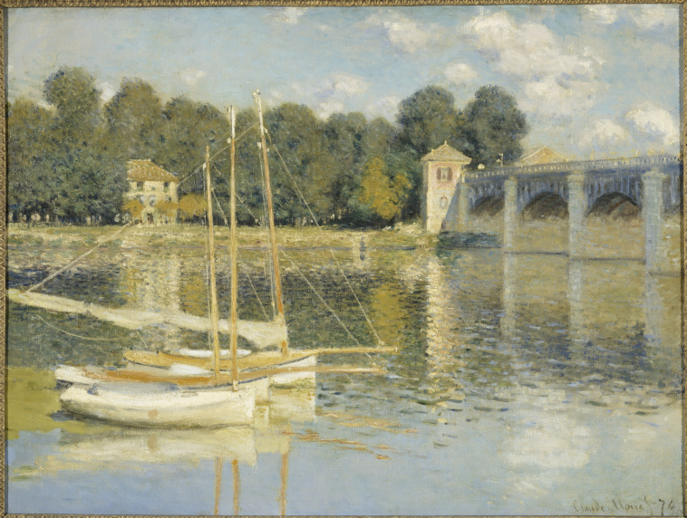 絵画 Le Pont du Chemin de Fer a Argenteuil Le Pont du chemin de fer à Argenteuil - Claude Monet | Musée