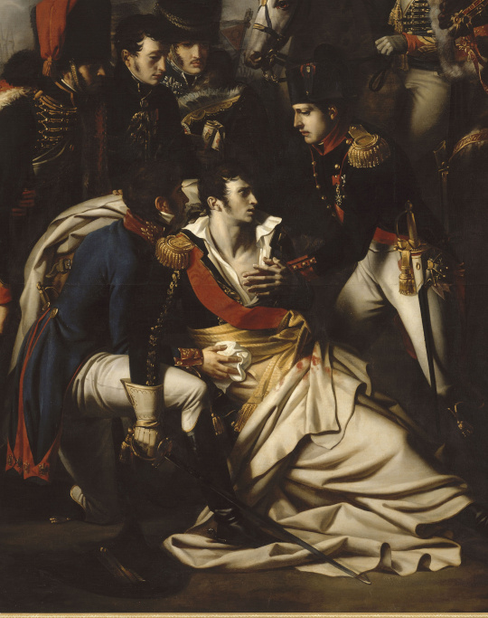 AlbertPaul Bourgeois Le maréchal Lannes mortellement blessé près d