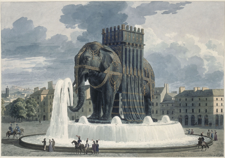 Jean Antoine Alavoine Projet d'éléphant pour la Bastille Images d’Art