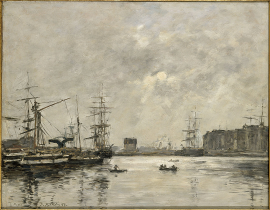 Eugène Louis Boudin, L'Avent Port du Havre