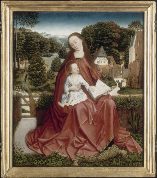 Triptyque de la Vierge à l'Enfant entourée d'anges | Images d’Art