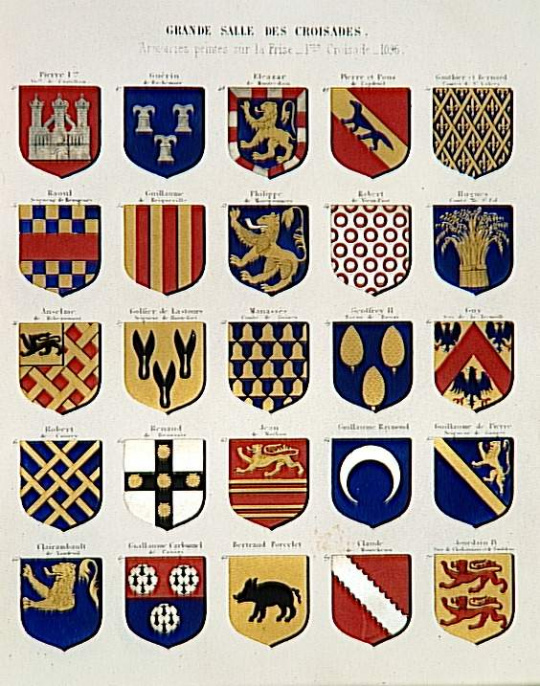 Charles Gavard Recueil De Blason Armoiries De La Premiere Croisade 1096 Images D Art