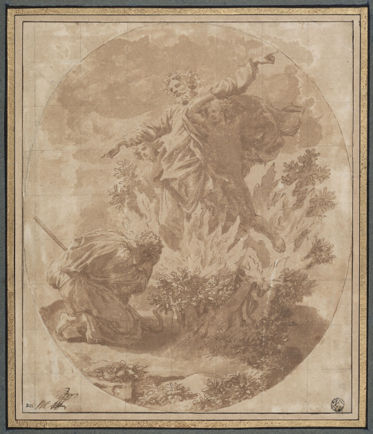 Moïse et le buisson ardent Images d’Art