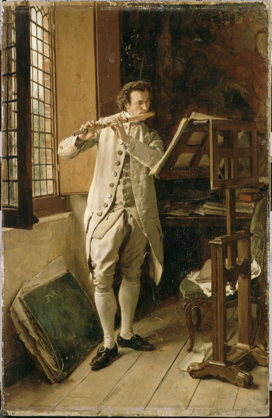 Jean-Louis-Ernest Meissonier | Joueur de flûte | Images d&#39;Art