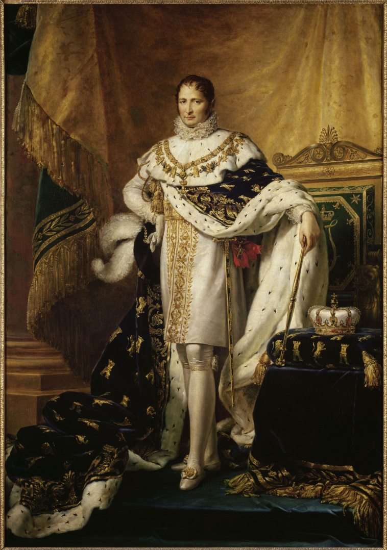 Global Gallery Napoleon In Royal Costume (Napoleon En Costume De Sacre) On  Canvas by Francois Pascal Simon Gerard Print