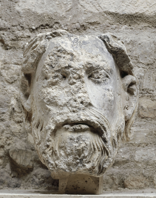  Roi de Juda, tête n°4, NotreDame de Paris, galerie des rois, façade ouest Images d’Art