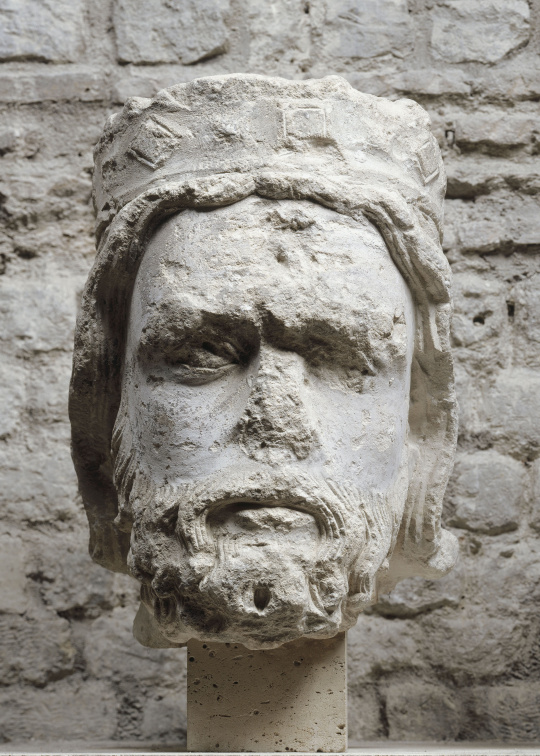  Roi de Juda, tête n°1, NotreDame de Paris, galerie des rois, façade ouest Images d’Art