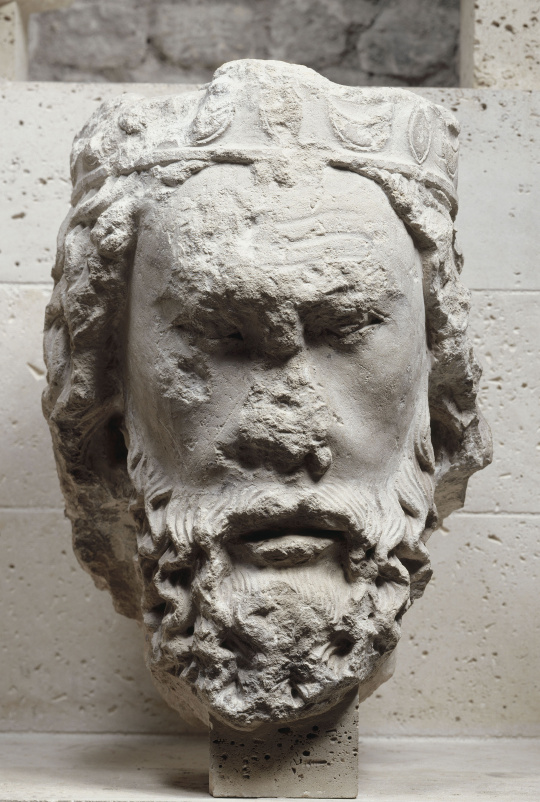  Roi de Juda, tête n°14, NotreDame de Paris, galerie des rois, façade ouest Images d’Art