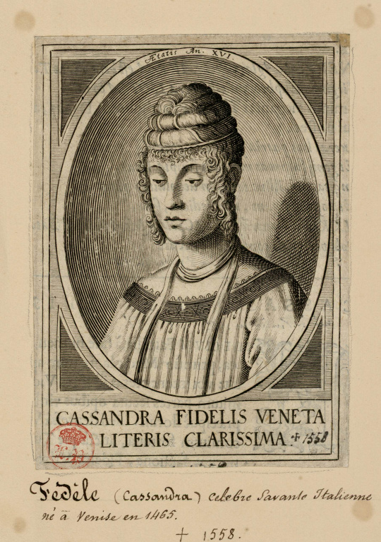  Cassandra Fedele (14651558), humaniste venitienne Images d’Art