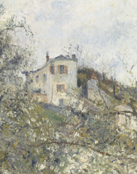 Camille Pissarro | Printemps. Pruniers en fleurs, dit