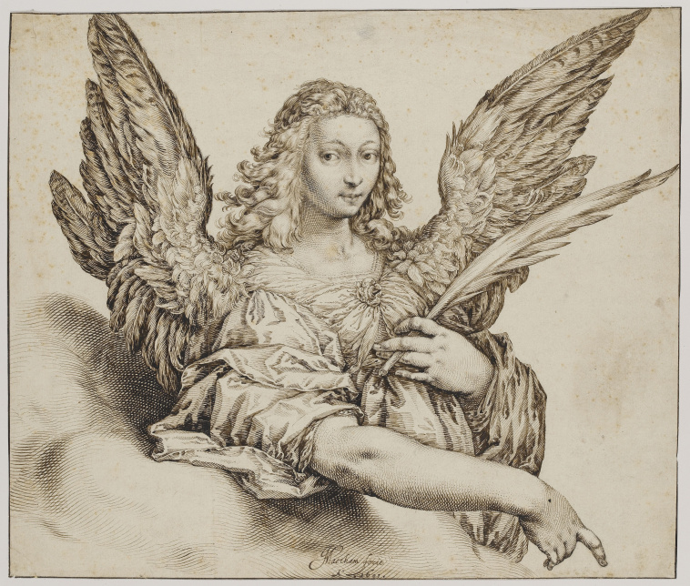 Jacob Matham, after Hendrick Goltzius | Andromède attachée au rocher (d ...