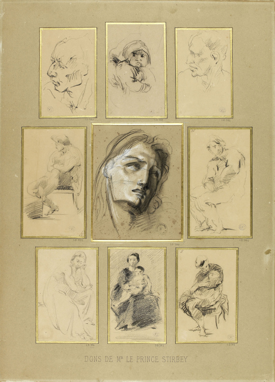 Jean Baptiste Carpeaux Ensemble De Neuf Dessins Images Dart 