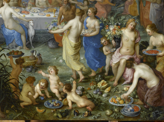 Bacchus et Cupidon  Le Festin d'Alexandre