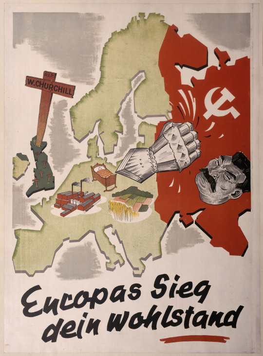 Affiche De Propagande Allemande Victoire De L Europe Une Richesse Pour Toi Images D Art