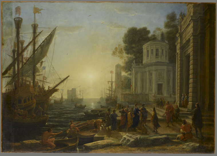 Claude Lorrain Port De Mer Au Soleil Couchant Claude Le Lorrain | Port de mer au soleil couchant | Images d’Art