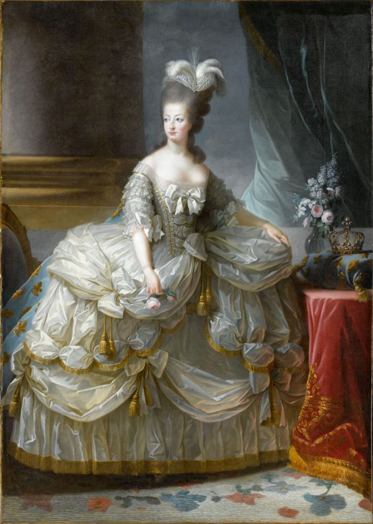 Deny Claude Louis Desrais Marie Antoinette 1755 1793 reine de France en robe de cour Images d Art