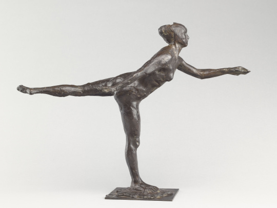 Edgar Degas, Danseuse: Arabesque onvert sur la jambe droite le bras gauche  dans la ligne (Tänzerin: Offene Arabeske auf dem rechten Bein, der linke  Arm in Linie)