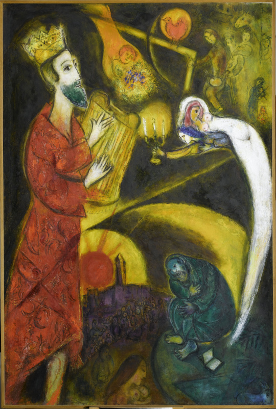 Résultat de recherche d'images pour "le roi david chagall"