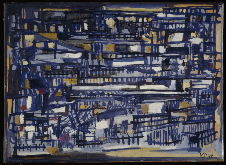 Nicolas de Staël Les toits Images d’Art