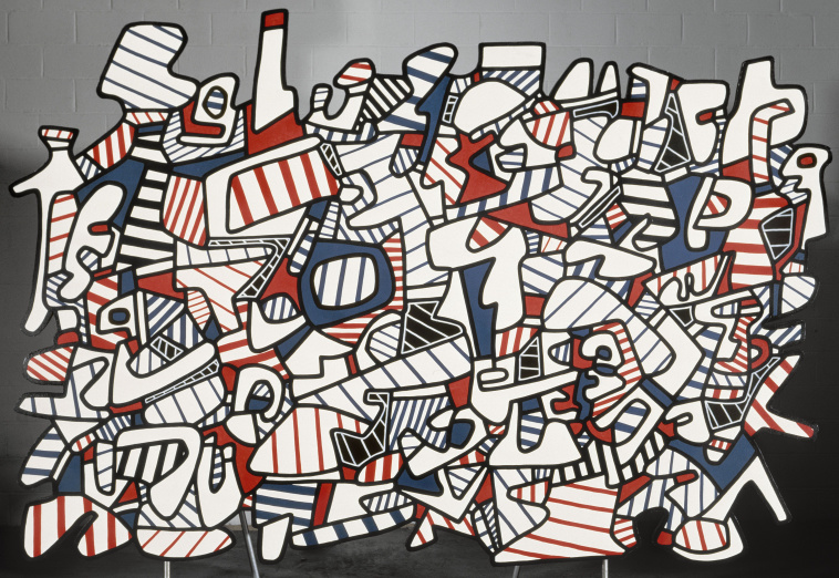 Jean Dubuffet Passager au visage blanc, debout de la