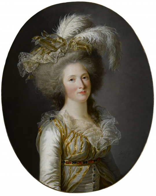 Adélaïde Labille-Guiard | Elisabeth Philippine Marie Hélène de France, dite  "Madame Elisabeth", soeur du roi Louis XVI (1764-1794) | Images d'Art