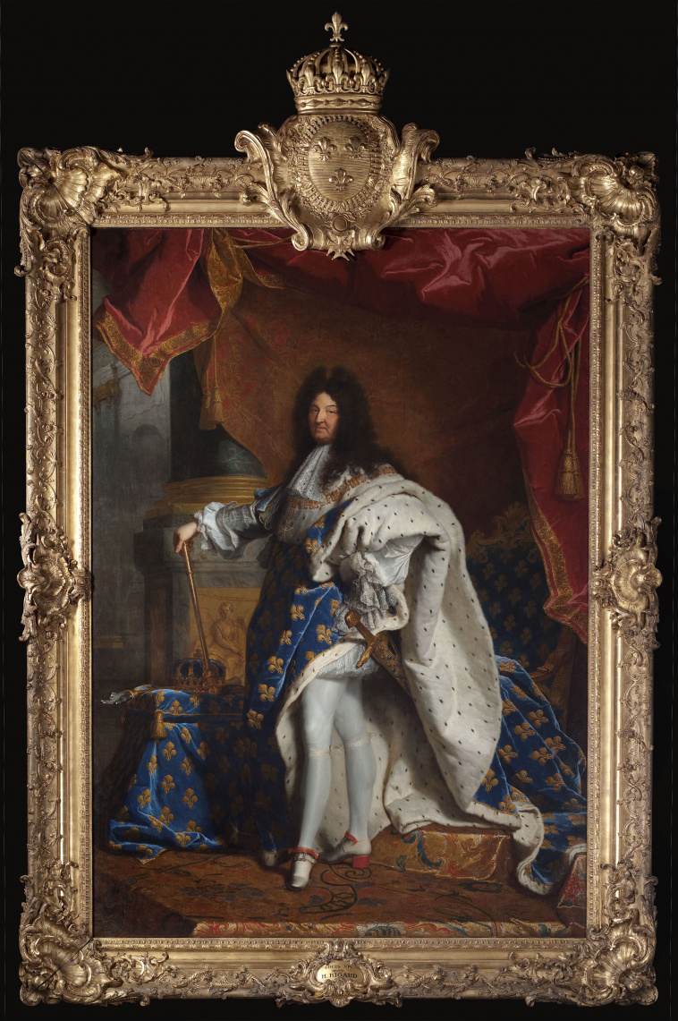 File:Portrait officiel de Louis XIV en costume de sacre 3728.JPG -  Wikimedia Commons