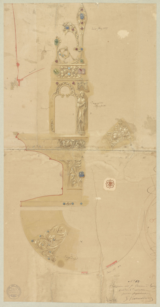 Le reliquaire de la sainte Couronne d'épines de Viollet-le-Duc - Oeuvre en  scène