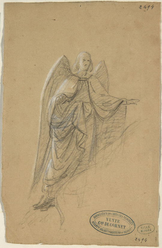 Louis Joseph César Un ange debout Images d’Art