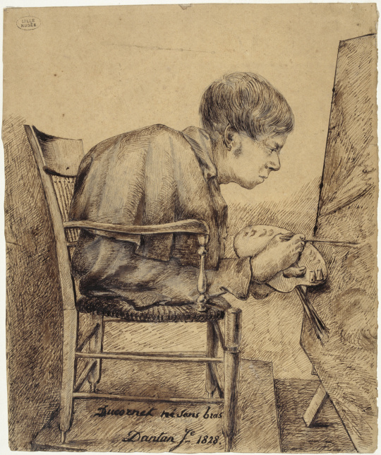 JeanPierre Dantan, le Jeune Portrait du peintre (18061856) Images d’Art