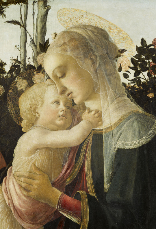 Sandro Botticelli | La Vierge et l'Enfant avec saint Jean-Baptiste ...