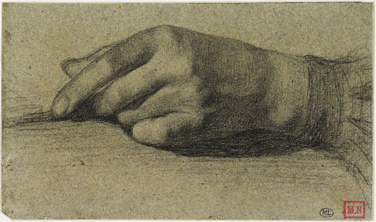 Etude de bras et quatre études de mains by Jean-Auguste-Dominique