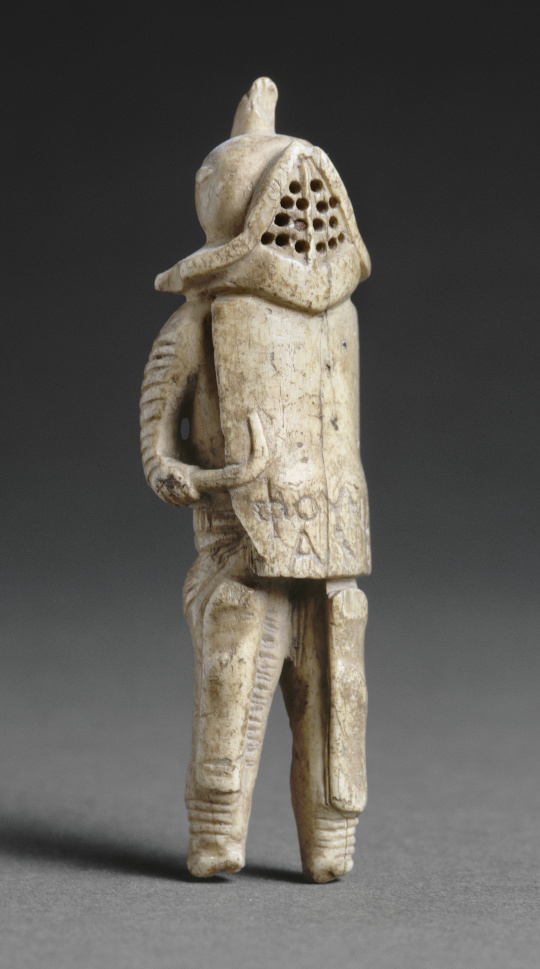 Manche de couteau lame pliante gladiateur thrace Manche de couteau lame pliante gladiateur thrace