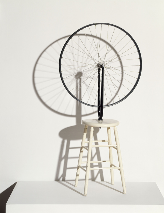 ready made duchamp roue de bicyclette